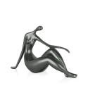 Scultura moderna in resina effetto metallo figura femminile Bela-M Caratteristiche