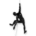 Scultura da parete in resina laccata statuetta moderna scalatore Bata-L Sconti
