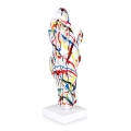 Scultura testa di cavallo statua multicolore in resina Knyph-PA Promozione