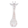 Scultura in resina da parete giraffa statua moderna multicolore Brysh Saldi
