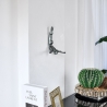 Scultura moderna da parete tuffatore in resina effetto metallo Veda-M Catalogo