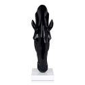 Scultura moderna in resina laccata statua testa di cavallo Knyph-L Misure