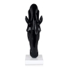 Scultura moderna in resina laccata statua testa di cavallo Knyph-L Misure