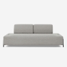 Divano modulare 3 posti design moderno componibile con tavolini Diadema Costo