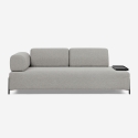 Divano modulare 3 posti design moderno componibile con tavolini Diadema Acquisto
