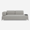 Divano modulare 3 posti design moderno componibile con tavolini Diadema Acquisto
