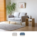 Divano design moderno scandinavo 2 posti in tessuto Marek Promozione