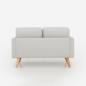 Divano design moderno scandinavo 2 posti in tessuto Marek Catalogo