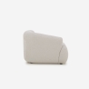 Divano design moderno componibile 2 posti in tessuto con pouf Yuna-2P Costo