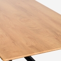 Tavolo con gambe incrociate di design 160x90 in legno e metallo Shaila Scelta