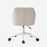 Sedia girevole in tessuto con braccioli per ufficio smart working Kivri Stock