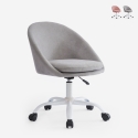 Sedia da ufficio girevole in tessuto regolabile in altezza Mikro Promozione