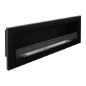 Camino a bioetanolo da incasso parete biocamino 120x40 Livorno 120 nero Saldi
