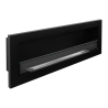 Camino a bioetanolo da incasso parete biocamino 120x40 Livorno 120 nero Saldi