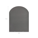 Pedana salvapavimento per stufe a legna e pellet in acciaio 80x60 Vendita