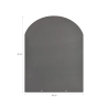 Pedana salvapavimento per stufe a legna e pellet in acciaio 90x80 Vendita