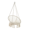 Poltrona sospesa da giardino in tessuto macramè a uncinetto Swing Promozione