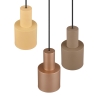Lampadario a sospensione moderno con 3 luci in metallo multicolor Lumak Saldi