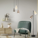 Lampadario a sospensione moderno con 3 luci in metallo multicolor Lumak Vendita