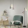 Lampadario a sospensione moderno con 3 luci in metallo multicolor Lumak Vendita