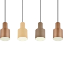 Lampada a sospensione design lineare 4 luci in metallo multicolor Orkan Saldi