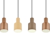 Lampada a sospensione design lineare 4 luci in metallo multicolor Orkan Saldi