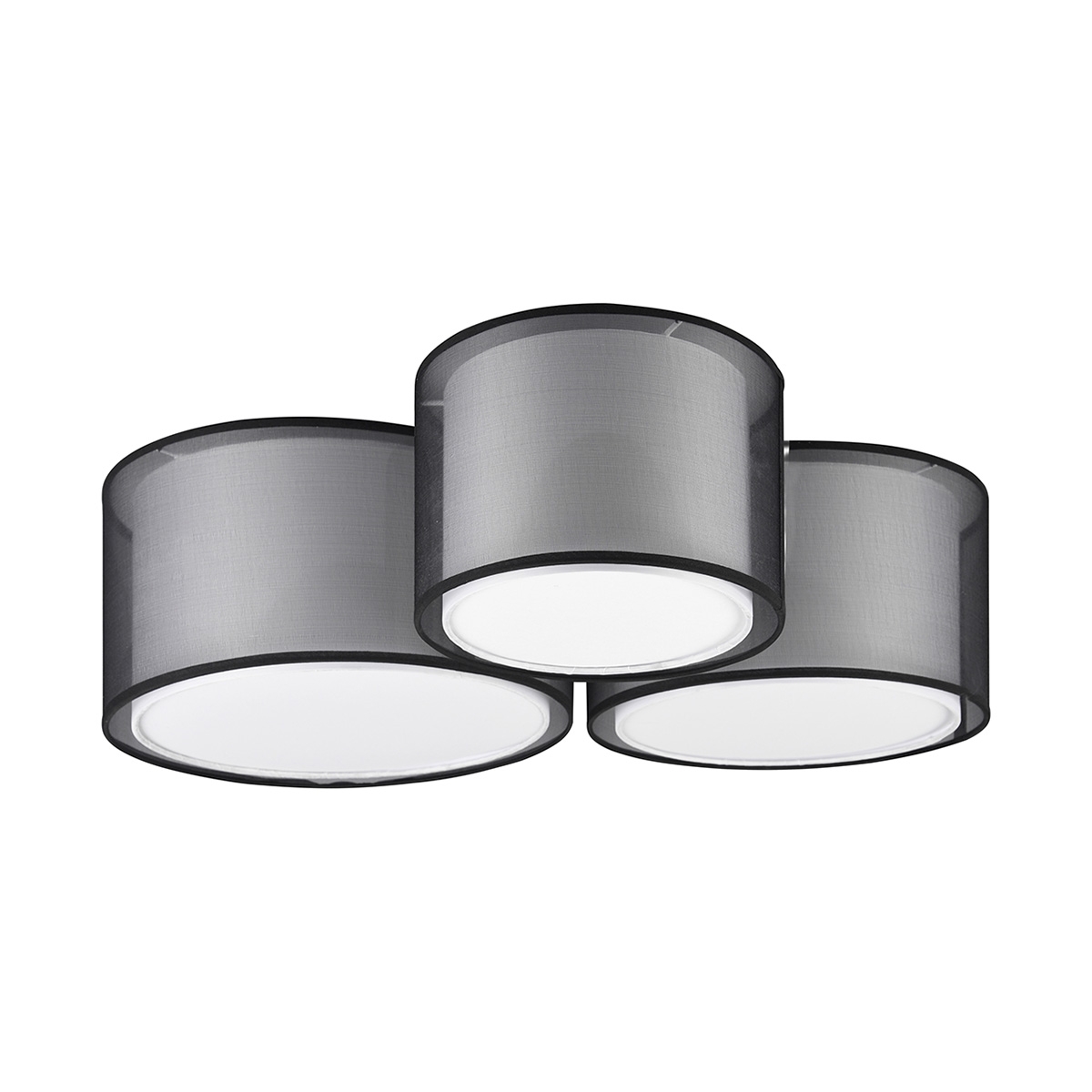 Plafoniera moderna con 3 paralumi circolari per soggiorno cucina Soliv Promozione Plafoniera moderna con 3 paralumi circolari per soggiorno cucina Soliv Promozione