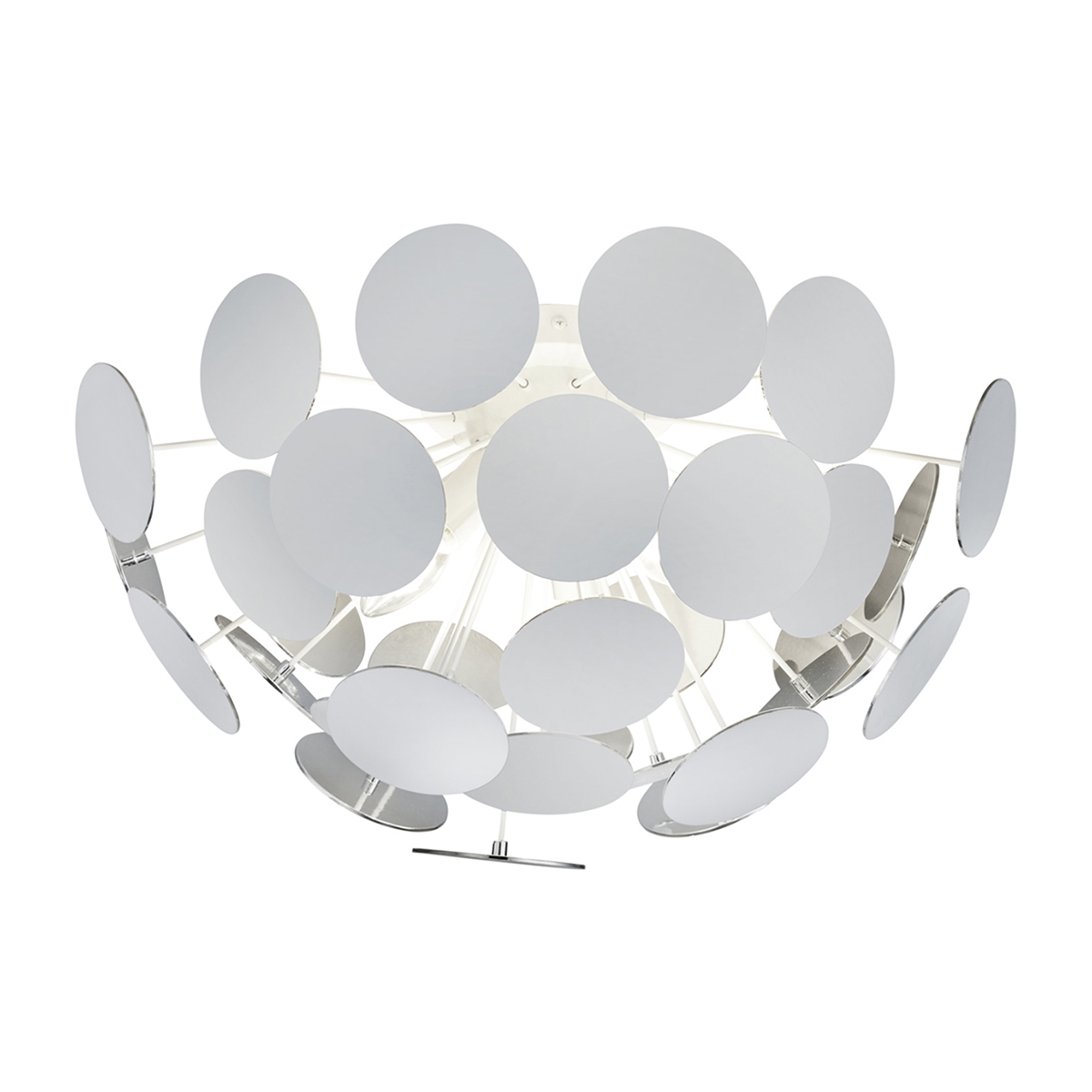 Plafoniera di design in metallo bianco per soggiorno camera da letto Ardik Promozione Plafoniera di design in metallo bianco per soggiorno camera da letto Ardik Promozione