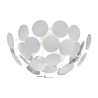 Plafoniera di design in metallo bianco per soggiorno camera da letto Ardik Promozione
