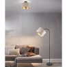 Plafoniera moderna con paralume 30cm in velluto beige e oro Vetor Vendita