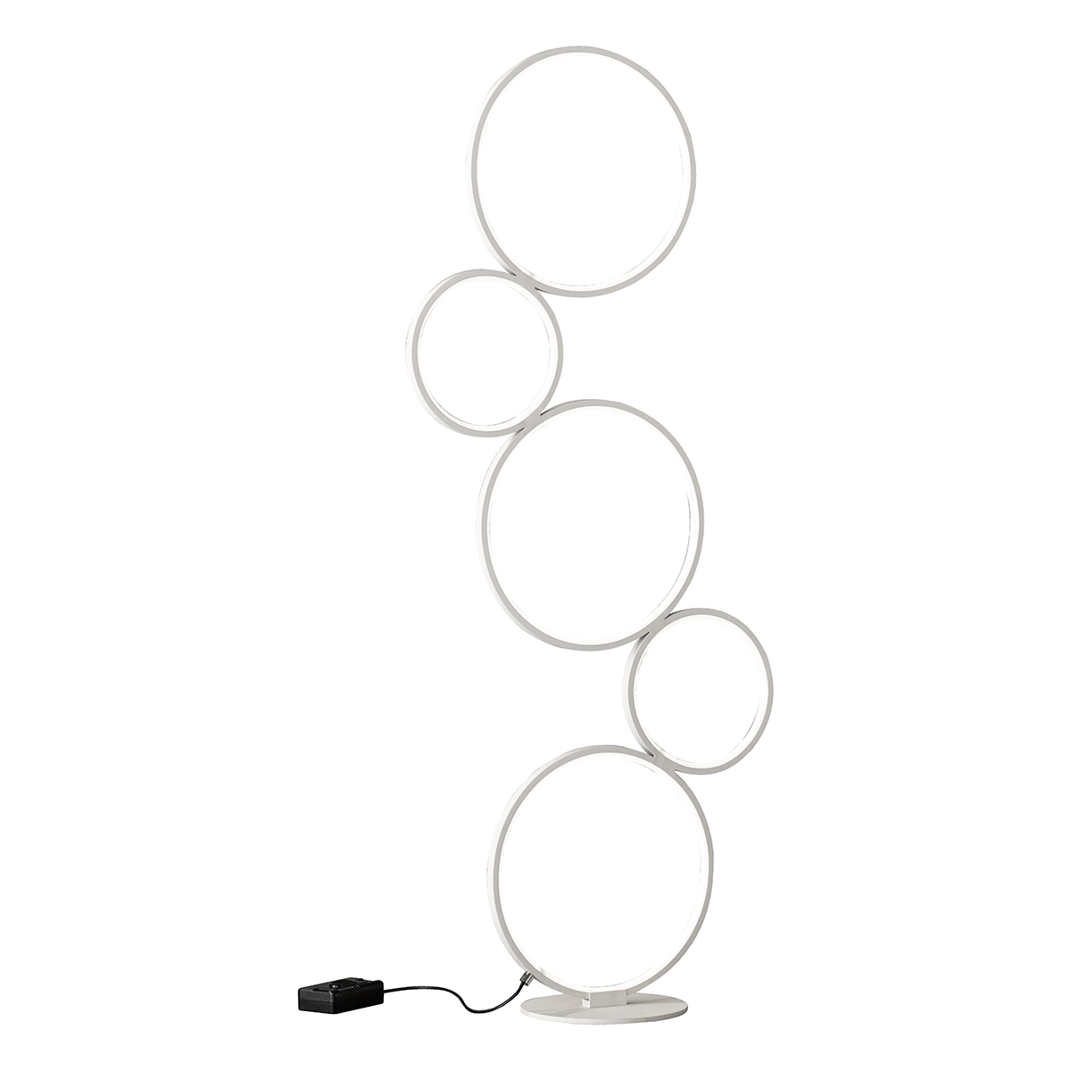 Piantana LED moderna design a 5 cerchi con luce dimmerabile Nural Promozione Piantana LED moderna design a 5 cerchi con luce dimmerabile Nural Promozione