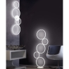 Piantana LED moderna design a 5 cerchi con luce dimmerabile Nural Vendita