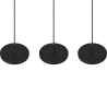 Lampada a sospensione LED nera moderna con 3 luci dimmerabile Pular Sconti