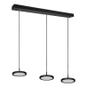 Lampada a sospensione LED nera moderna con 3 luci dimmerabile Pular Catalogo
