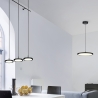 Lampada a sospensione LED nera moderna con 3 luci dimmerabile Pular Vendita
