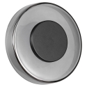 Applique plafoniera LED dimmerabile rotonda 22cm moderna in vetro Chram Sconti