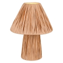 Lampada da tavolo comodino in carta naturale dal design moderno Vorth Saldi