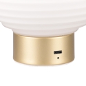 Lampada da tavolo LED moderna con batteria ricaricabile Naira Sconti