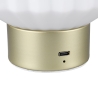Lampada da tavolo design moderno elegante luce LED ricaricabile Arina Saldi