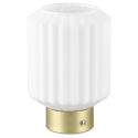 Lampada da tavolo design moderno elegante luce LED ricaricabile Arina Sconti