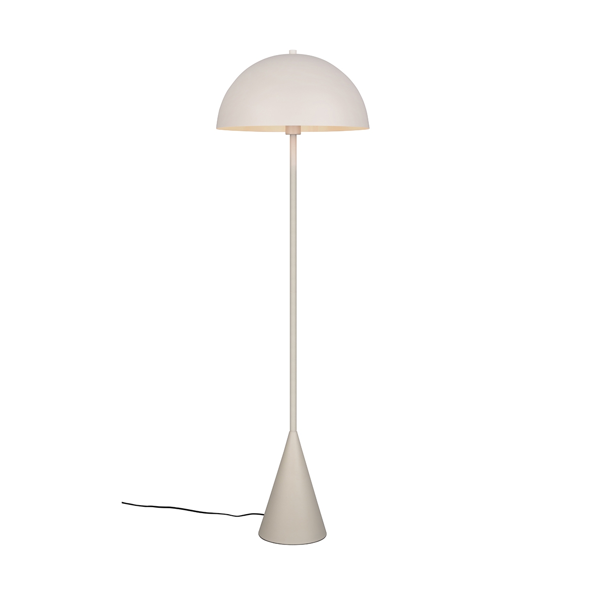 Lampada da terra design moderno minimalista in metallo grigio Blask Promozione