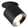 Faretto LED nero da soffitto orientabile design moderno Sirio Sconti