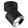 Faretto LED nero da soffitto orientabile design moderno Sirio Scelta