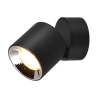 Faretto LED nero da soffitto orientabile design moderno Sirio Saldi