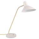 Lampada elegante da tavolo scrivania regolabile in metallo dorato Jarak Sconti
