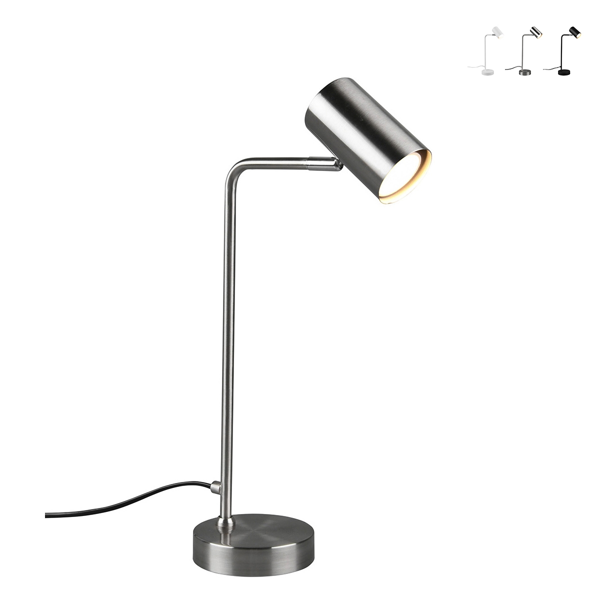 Lampada moderna da tavolo scrivania con luce spot orientabile Suruk Promozione