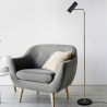 Lampada da terra moderna piantana con spot orientabile Yaruk Vendita