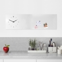 Orologio da parete lavagna magnetica orizzontale design moderno Catalogo