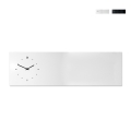 Orologio da parete lavagna magnetica orizzontale design moderno Promozione