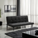 Divano Letto Design in tessuto 2 Posti per casa e ufficio Giada Dark Promozione
